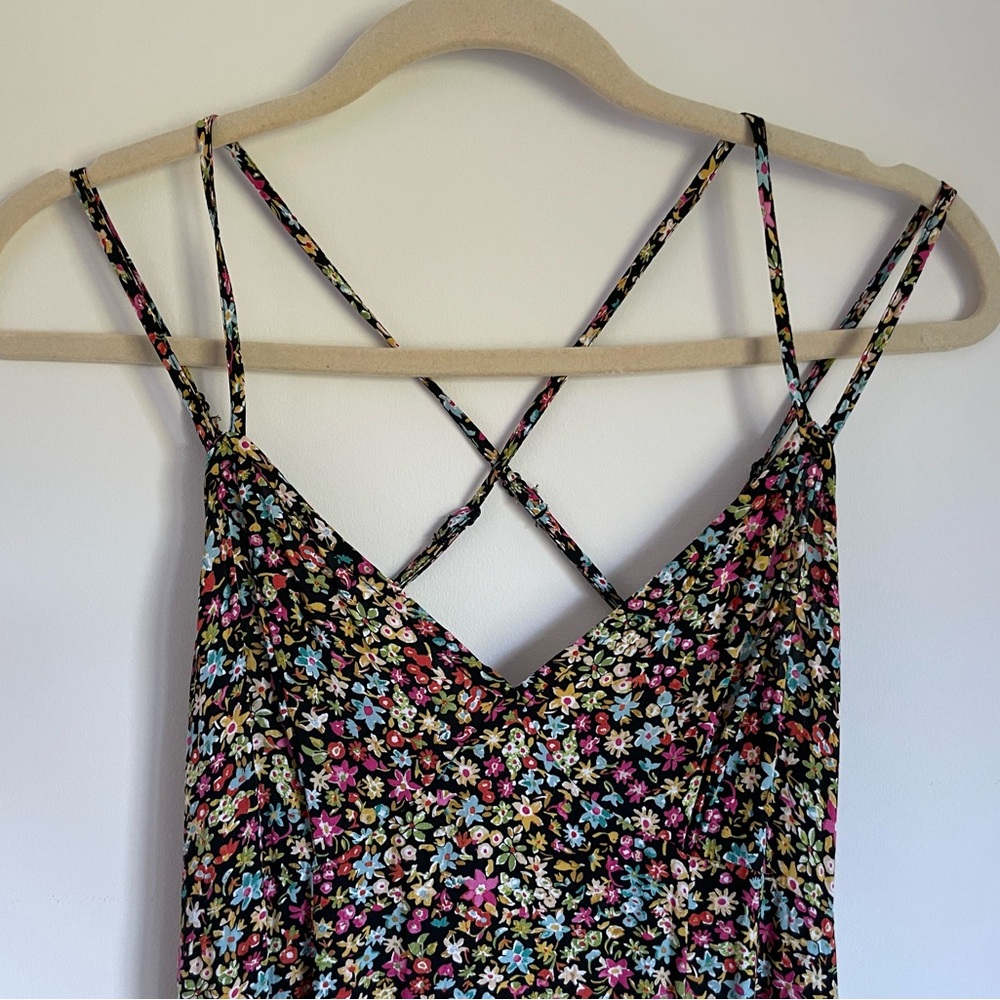 Zara floral slip dress
